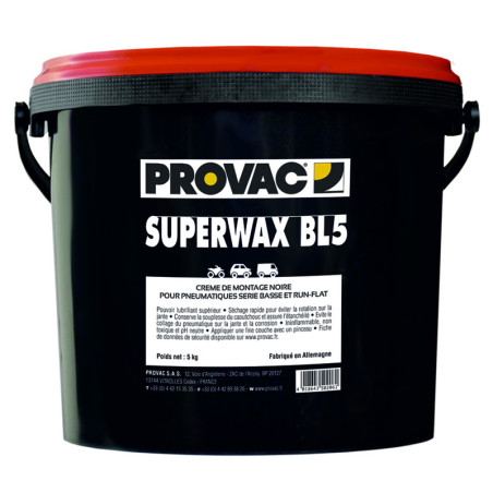 Pasta para montaje de neumáticos PROVAC negra 2x5kg