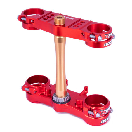 Tija completa XTRIG ROCS Tech offset 22mm - Rojo