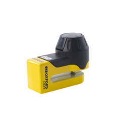 Candado de disco OXFORD Mini T - 5,5 mm amarillo
