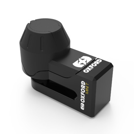 Candado de disco OXFORD Mini T - negro