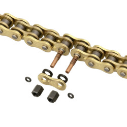 Cadena de transmisión EK CHAIN 520 SRX2 - Retenes QX-Ring - Cierre tipo tornillo 2