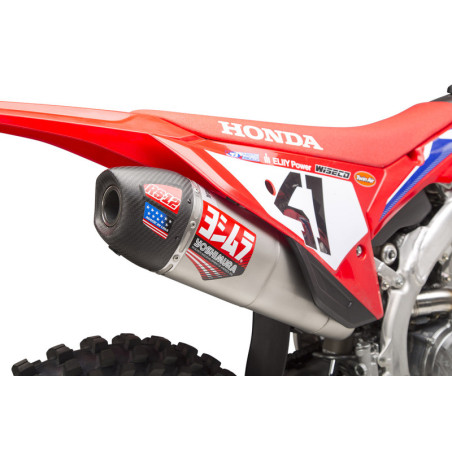 Linea completa Yoshimura Signature RS-12, titanio, silencioso titanio y tapa carbono CRF250 2022