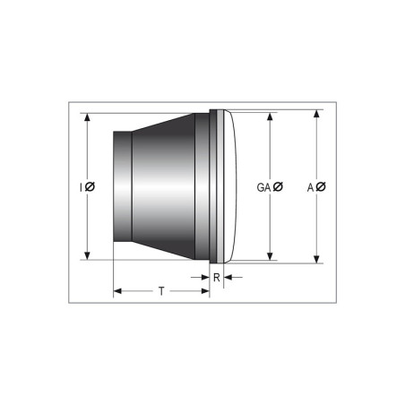 Faro universal 176mm con reflector simétrico SHIN YO 7"