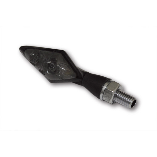 Intermitente/luz de posición LED HIGHSIDER pro Pen Head Double 2in1 - cristal ahumado - homologado E - Pareja