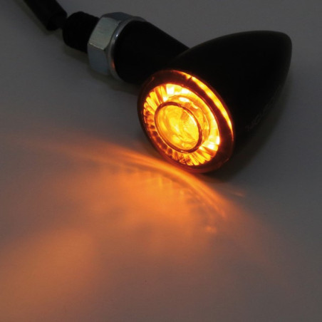 Intermitentes LED HIGHSIDER pro Montana Bullet – negro mate – pareja