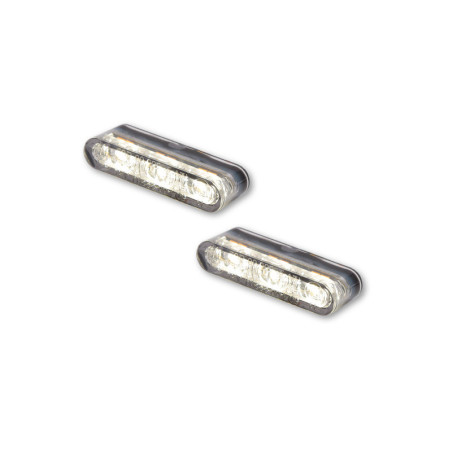 Intermitente/luz de posición LED HIGHSIDER pro Star-MX1 Pro Module 2in1 - cristal ahumado - homologado E - Pareja