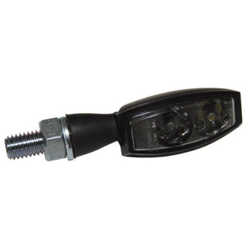 Intermitente/luz de posición LED HIGHSIDER pro Blaze 2in1 - cristal ahumado - homologado E - Pareja