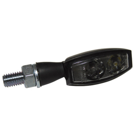 Intermitente/luz de posición LED HIGHSIDER pro Blaze 2in1 - cristal ahumado - homologado E - Pareja