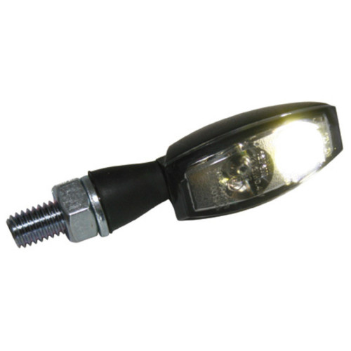 Intermitente/luz de posición LED HIGHSIDER pro Blaze 2in1 - cristal ahumado - homologado E - Pareja