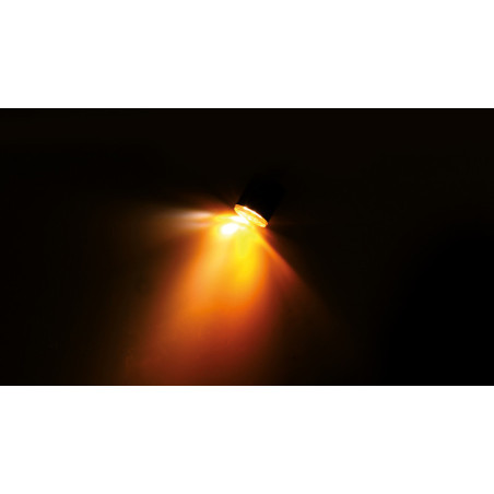 Intermitente/luz de posición LED HIGHSIDER pro ton Modul 2in1 - cristal ahumado - homologado E - Pareja