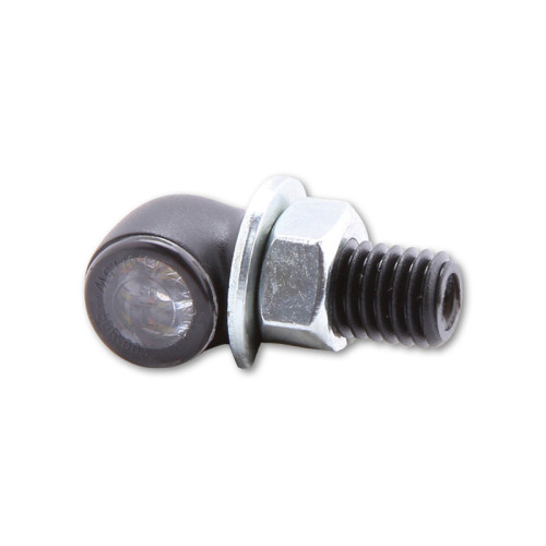 Intermitente/luz de posición LED HIGHSIDER pro ton Two 2in1 - cristal ahumado - homologado E - Pareja