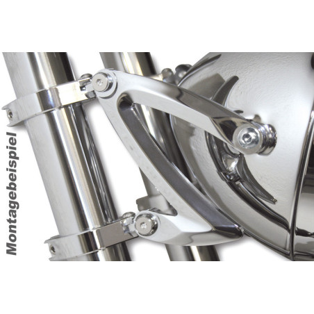 Soporte de faro HIGHSIDER pro Z-Style - cromado - 1 pieza