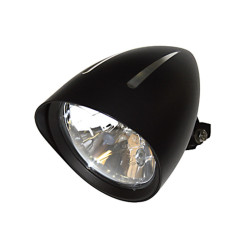 Faro delantero H4 HIGHSIDER pro Classic 1 Extreme - 5 3/4 inch - negro - 1 pieza