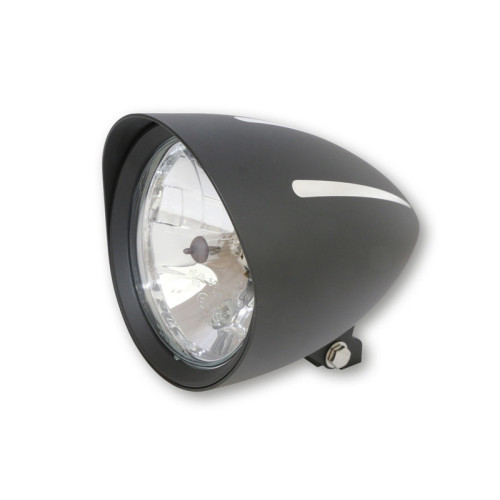 Faro delantero H4 HIGHSIDER pro Classic 1 Extreme - 5 3/4 inch - negro - 1 pieza