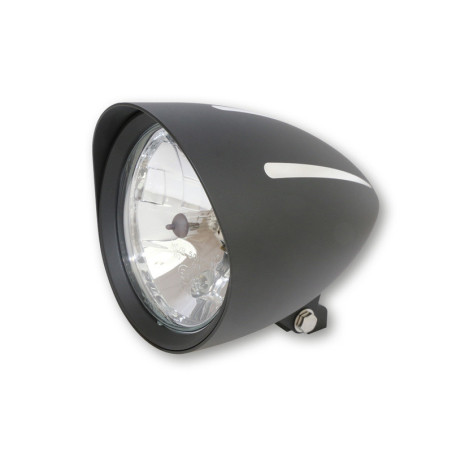 Faro delantero H4 HIGHSIDER pro Classic 1 Extreme - 5 3/4 inch - negro - 1 pieza