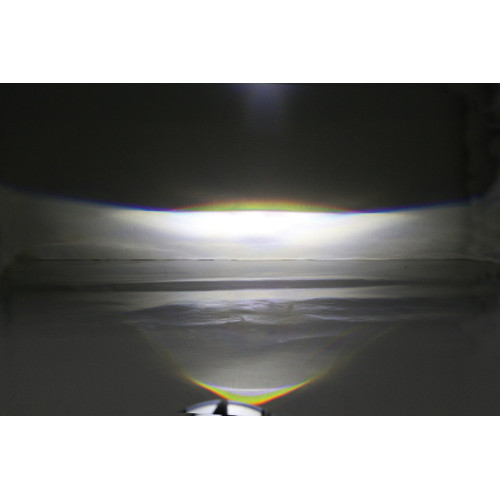 Faro delantero LED HIGHSIDER pro Dual-Stream - 45 mm - negro - 1 pieza
