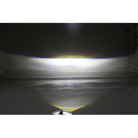 Faro delantero LED HIGHSIDER pro Dual-Stream - 45 mm - negro - 1 pieza