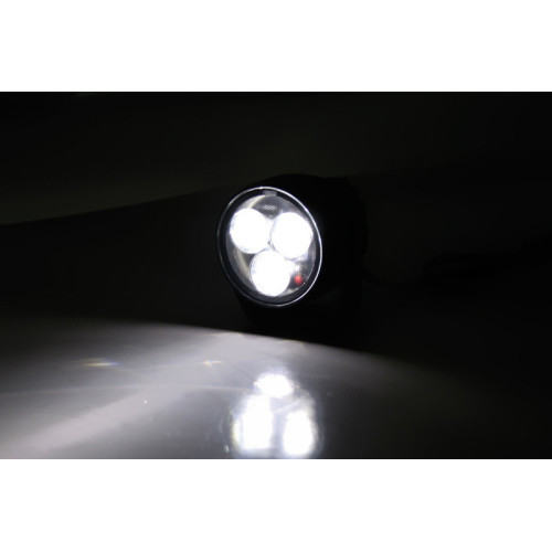 Faro delantero LED HIGHSIDER pro Satellite - negro - 1 pieza