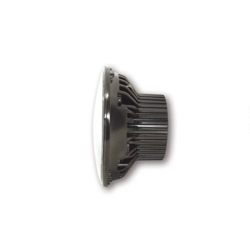 Óptica de faro delantero LED HIGHSIDER pro Type 2 - 7 inch - negro - 1 pieza