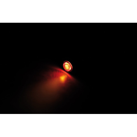 Piloto trasero/intermitente LED HIGHSIDER pro Apollo 3in1 - cristal ahumado - homologado E - Pareja