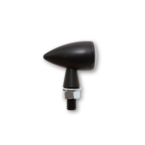 Intermitentes LED + luz trasera y de freno HIGHSIDER pro Montana Bullet 3en1 – negro mate – pareja
