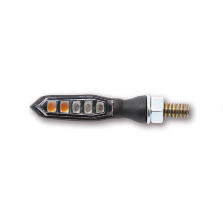 Piloto trasero/intermitente LED HIGHSIDER pro Sonic-X1 3in1 - homologado E - Pareja