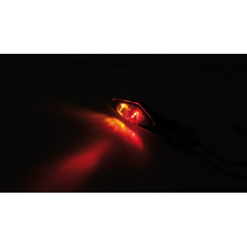 Piloto trasero/intermitente LED HIGHSIDER pro Pen Head Double 3in1 - cristal ahumado - homologado E - Pareja