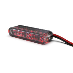 Piloto trasero/intermitente LED HIGHSIDER pro Star-MX1 Pro Module 3in1 - cristal ahumado - homologado E - Pareja