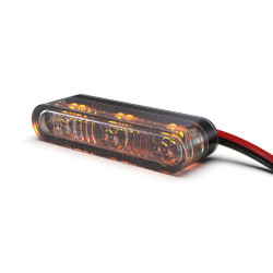 Piloto trasero/intermitente LED HIGHSIDER pro Star-MX1 Pro Module 3in1 - cristal ahumado - homologado E - Pareja 2