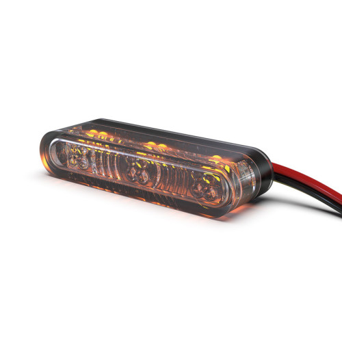 Piloto trasero/intermitente LED HIGHSIDER pro Star-MX1 Pro Module 3in1 - cristal ahumado - homologado E - Pareja