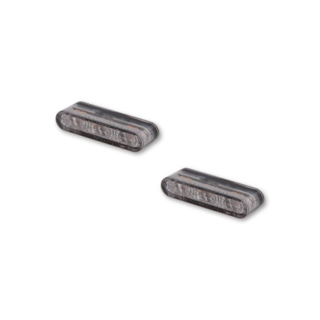 Piloto trasero/intermitente LED HIGHSIDER pro Star-MX1 Pro Module 3in1 - cristal ahumado - homologado E - Pareja