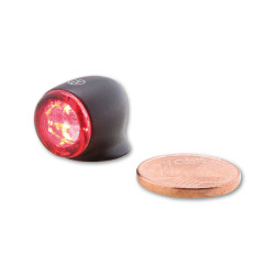 Piloto trasero/intermitente LED HIGHSIDER pro ton Two 3in1 - cristal ahumado - homologado E - Pareja 2