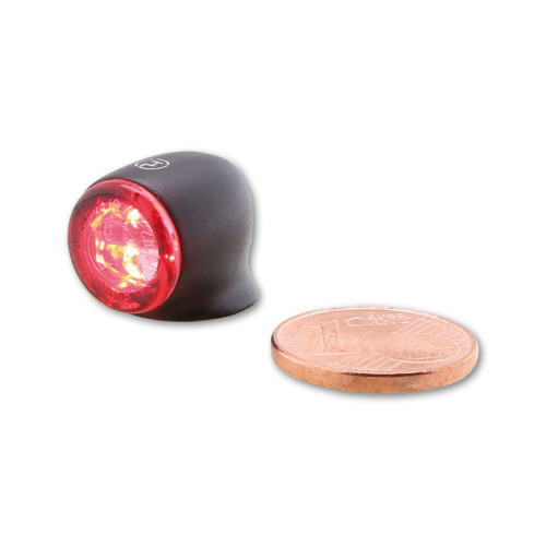 Piloto trasero/intermitente LED HIGHSIDER pro ton Two 3in1 - cristal ahumado - homologado E - Pareja