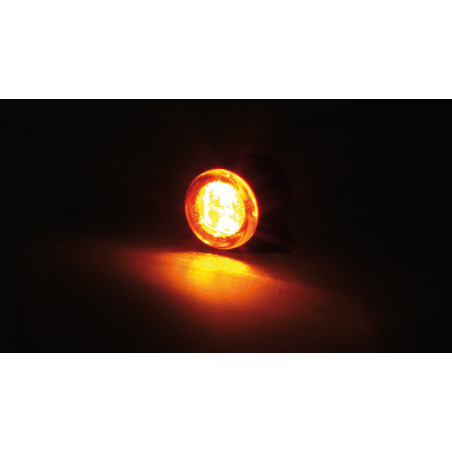 Piloto trasero/intermitente LED HIGHSIDER pro ton Two 3in1 - cristal ahumado - homologado E - Pareja