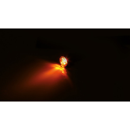 Piloto trasero/intermitente LED HIGHSIDER pro ton Three 3in1 - cristal ahumado - homologado E - Pareja
