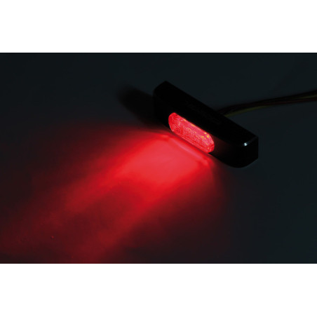 Piloto trasero LED HIGHSIDER pro Conero T2 - cristal rojo - homologado E - 1 pieza