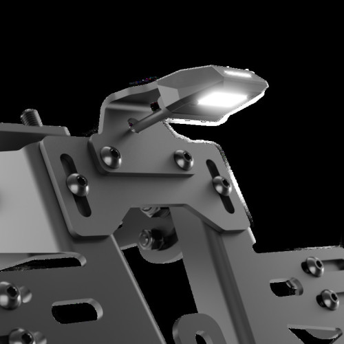 Luz de matrícula LED HIGHSIDER pro Split-S SMD - negro/traslúcido - 1 pieza