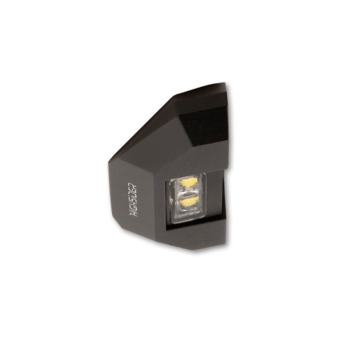 Luz de matrícula LED HIGHSIDER pro Split-XL SMD - negro/traslúcido -