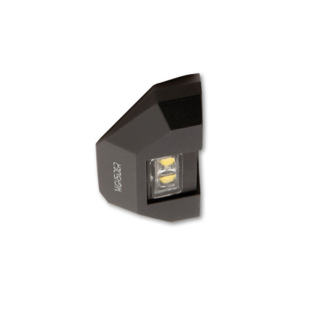 Luz de matrícula LED HIGHSIDER pro Split-XL SMD - negro/traslúcido -