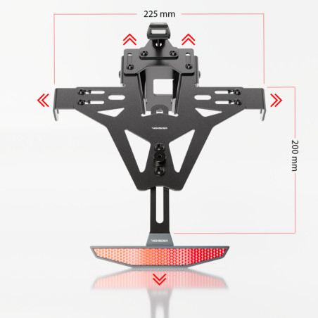 Portamatrículas HIGHSIDER pro Akron-RS - KTM