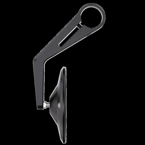 Retrovisor extremo de manillar HIGHSIDER pro Montana-Blast largo – negro mate – 1 pza