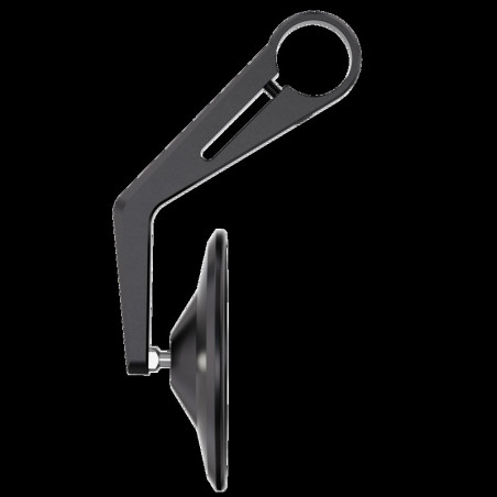Retrovisor extremo de manillar HIGHSIDER pro Montana-Blast largo – negro mate – 1 pza