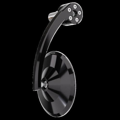 Retrovisor extremo de manillar HIGHSIDER pro Montana -EVO – negro – 1 pza