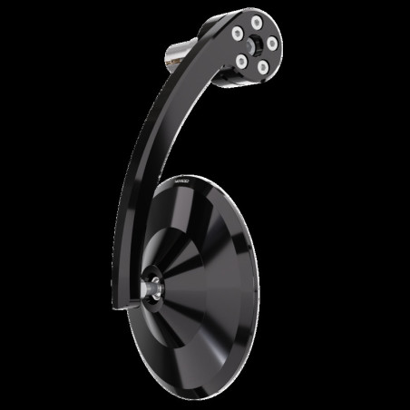 Retrovisor extremo de manillar HIGHSIDER pro Montana -EVO – negro – 1 pza