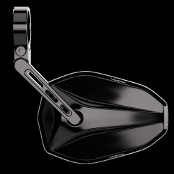 Retrovisor extremo de manillar HIGHSIDER pro Victory corto – negro – 1 pza