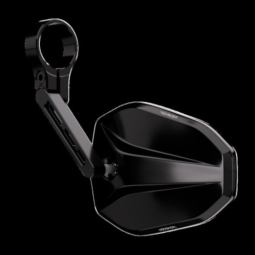 Retrovisor extremo de manillar HIGHSIDER pro Victory corto – negro – 1 pza