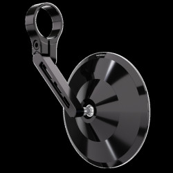 Retrovisor extremo de manillar HIGHSIDER pro Montana corto – negro – 1 pza 2