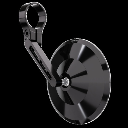 Retrovisor extremo de manillar HIGHSIDER pro Montana corto – negro – 1 pza