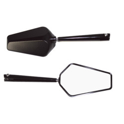 Retrovisor de manillar HIGHSIDER pro Prato - negro - Pareja
