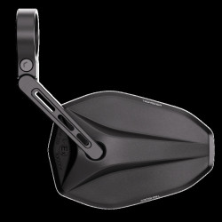 Retrovisor extremo de manillar HIGHSIDER pro Victory-Blast corto – negro mate – 1 pza